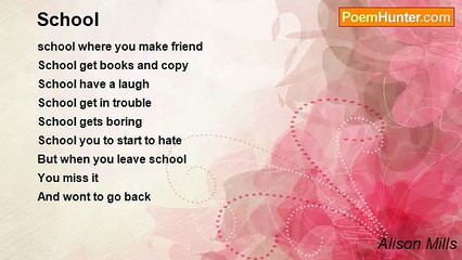 Alison Mills - School