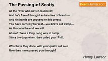 Henry Lawson - The Passing of Scotty