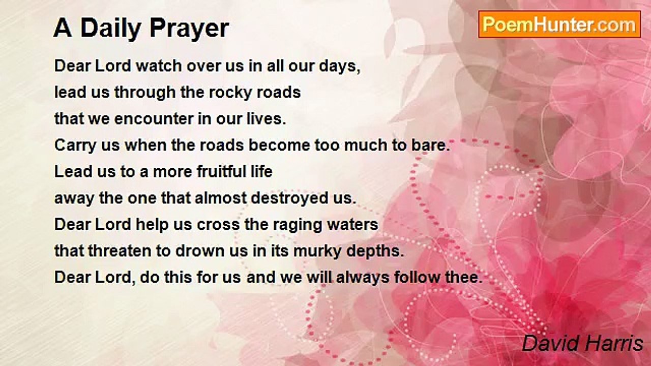 David Harris - A Daily Prayer