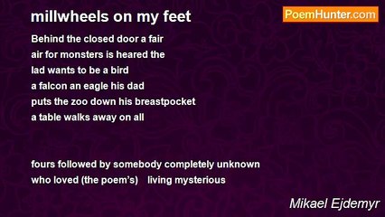 Mikael Ejdemyr - millwheels on my feet