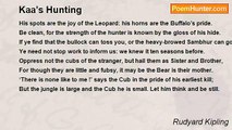 Rudyard Kipling - Kaa’s Hunting