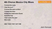 Jack Kerouac - 4th Chorus Mexico City Blues