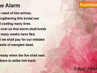 Edgar Albert Guest - The Alarm