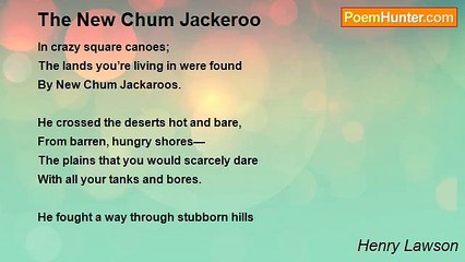 Henry Lawson - The New Chum Jackeroo