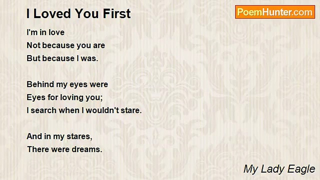 My Lady Eagle - I Loved You First