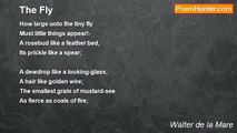 Walter de la Mare - The Fly