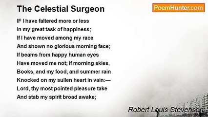 Robert Louis Stevenson - The Celestial Surgeon