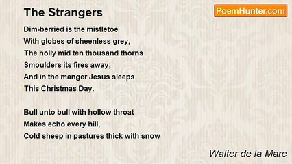 Walter de la Mare - The Strangers