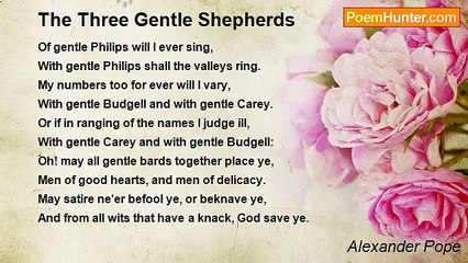 Alexander Pope - The Three Gentle Shepherds