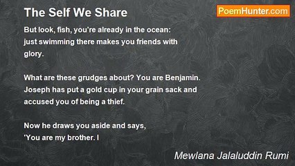 Mewlana Jalaluddin Rumi - The Self We Share