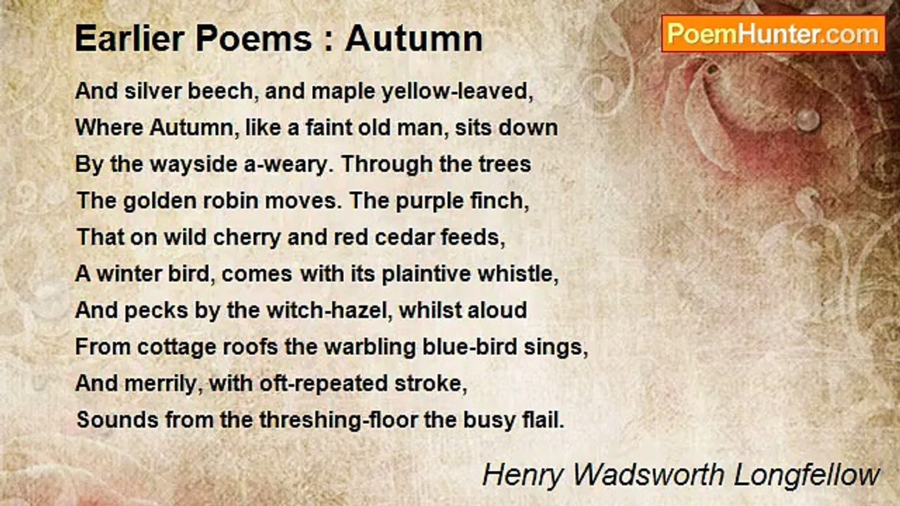 Henry Wadsworth Longfellow - Earlier Poems : Au...