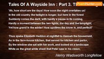 Henry Wadsworth Longfellow - Tales Of A Wayside Inn : Part 3. The Theologian's Tale; Elizabeth