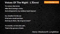 Henry Wadsworth Longfellow - Voices Of The Night : L'Envoi