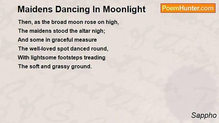 Sappho - Maidens Dancing In Moonlight