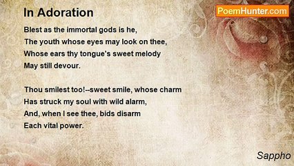 Sappho - In Adoration