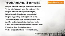 Henry Wadsworth Longfellow - Youth And Age. (Sonnet III.)