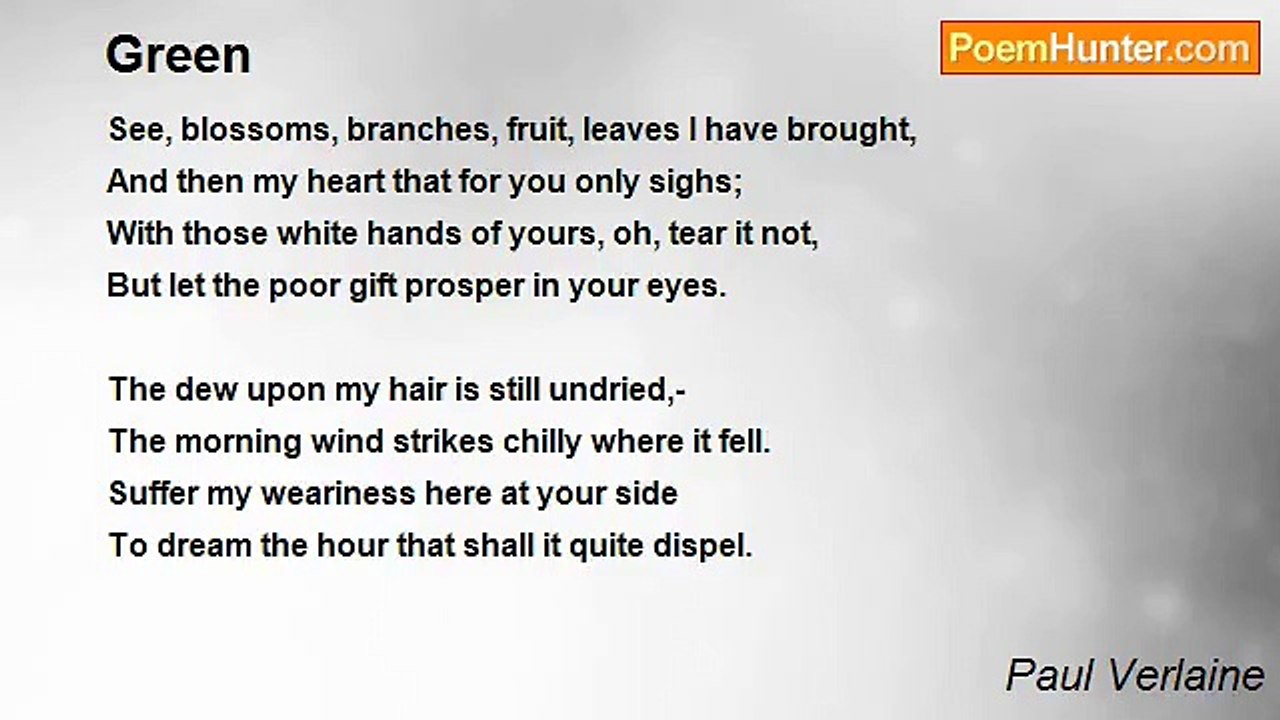 Paul Verlaine - Green
