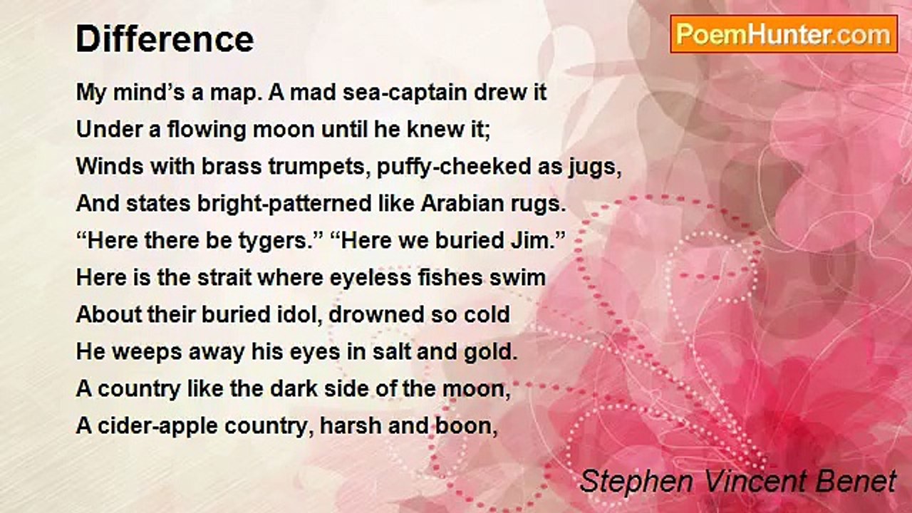 Stephen Vincent Benet - Difference
