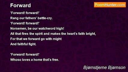 Bjørnstjerne Bjørnson - Forward