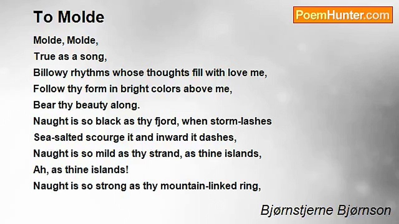 Bjørnstjerne Bjørnson - To Molde
