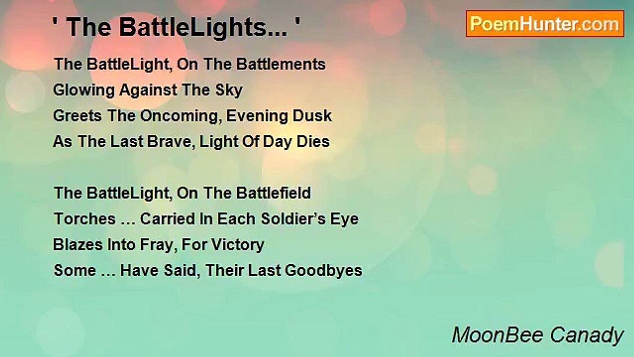 MoonBee Canady - ' The BattleLights... '