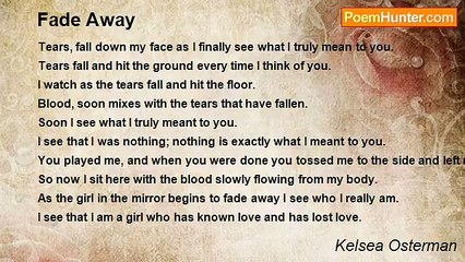 Kelsea Osterman - Fade Away