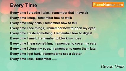 Devon Dietz - Every Time