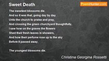 Christina Georgina Rossetti - Sweet Death
