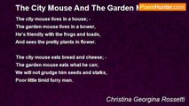 Christina Georgina Rossetti - The City Mouse And The Garden Mouse