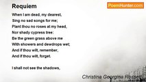 Christina Georgina Rossetti - Requiem