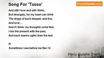 Percy Bysshe Shelley - Song For 'Tasso'