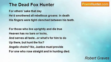Robert Graves - The Dead Fox Hunter