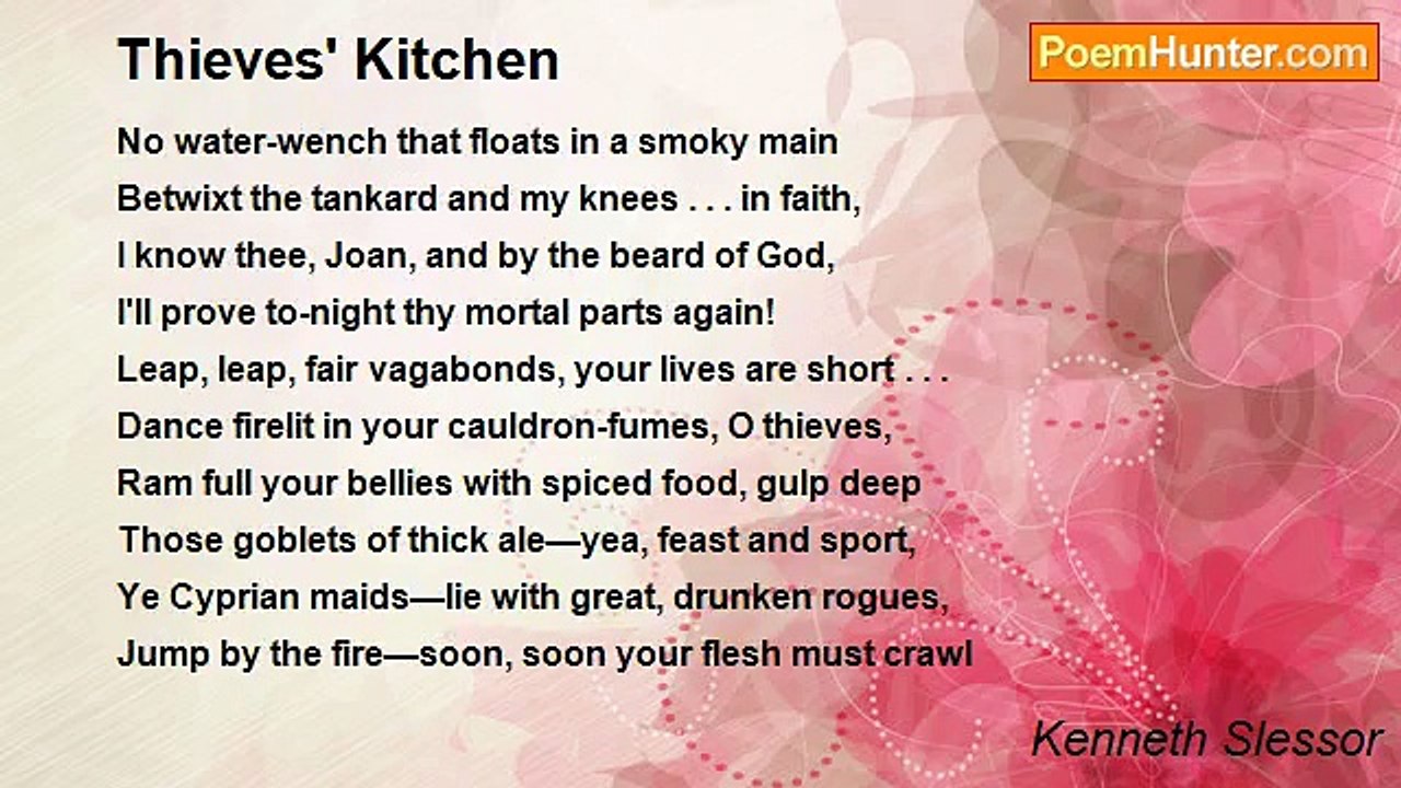 Kenneth Slessor - Thieves' Kitchen