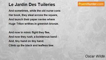 Oscar Wilde - Le Jardin Des Tuileries