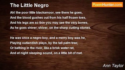 Ann Taylor - The Little Negro