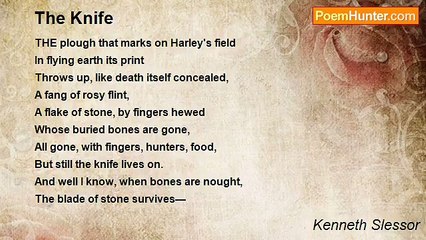 Kenneth Slessor - The Knife