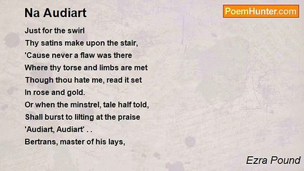 Ezra Pound - Na Audiart