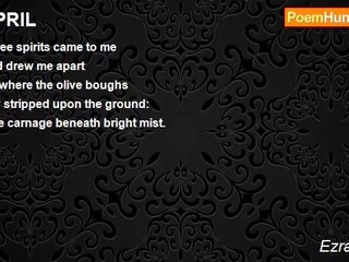 Ezra Pound - APRIL