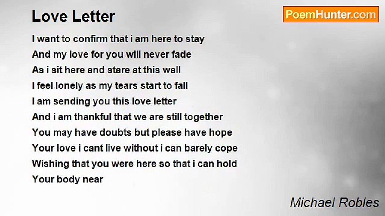 Michael Robles - Love Letter