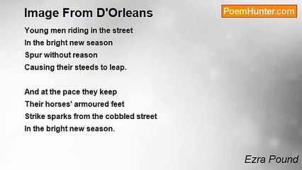 Ezra Pound - Image From D'Orleans