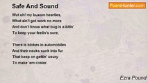 Ezra Pound - Safe And Sound