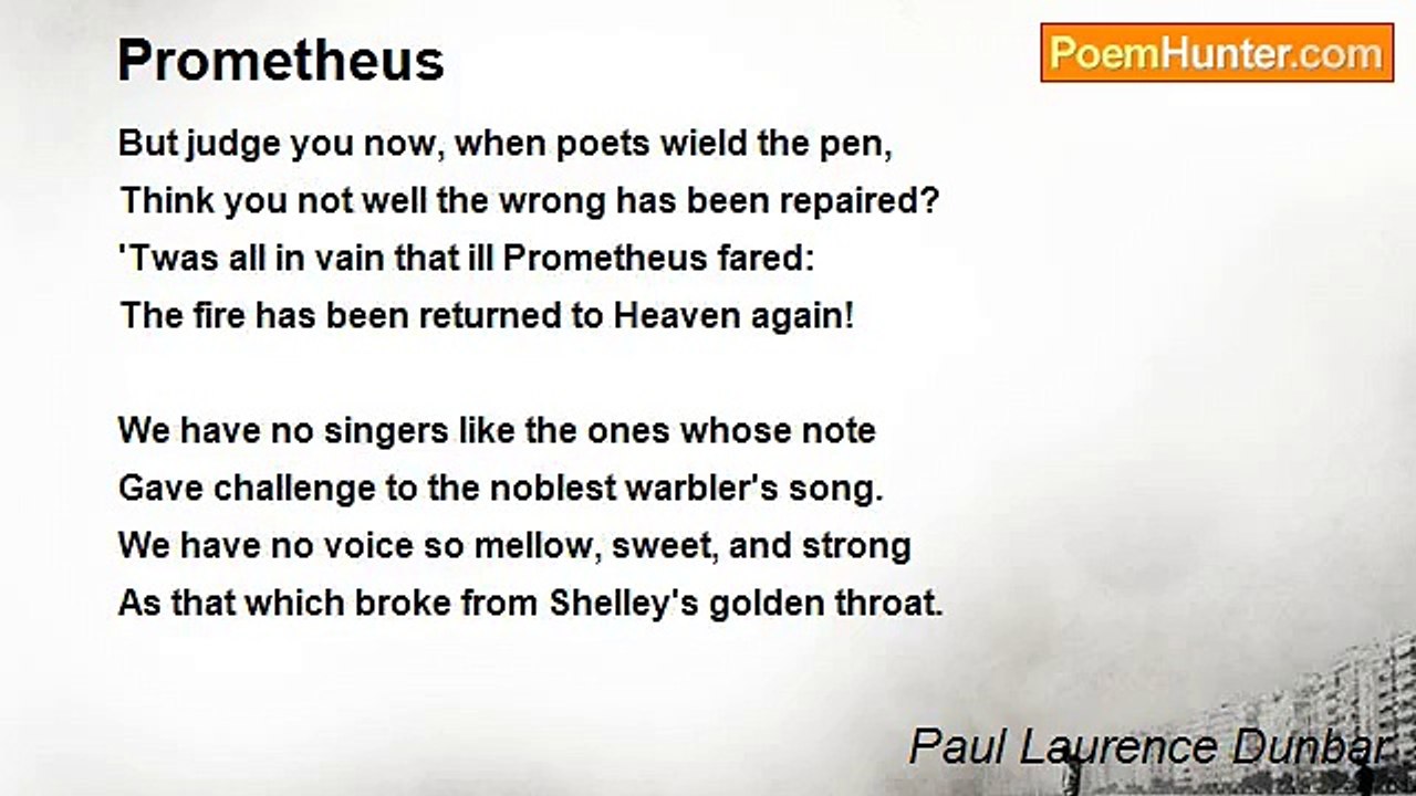 Paul Laurence Dunbar - Prometheus