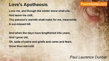 Paul Laurence Dunbar - Love's Apotheosis