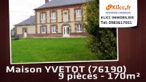 A vendre - maison - YVETOT (76190) - 9 pièces - 170m²
