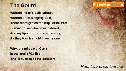 Paul Laurence Dunbar - The Gourd