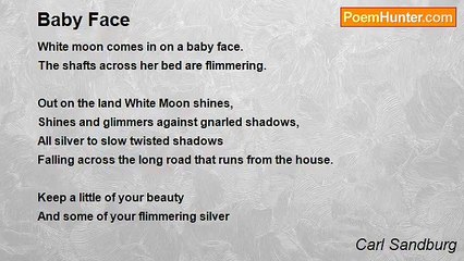 Carl Sandburg - Baby Face