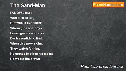 Paul Laurence Dunbar - The Sand-Man
