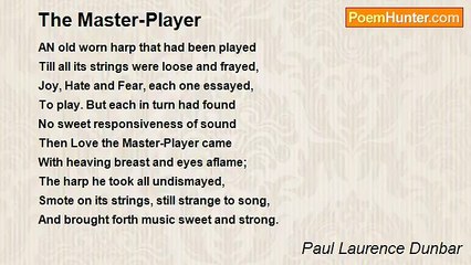 Paul Laurence Dunbar - The Master-Player