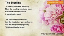 Paul Laurence Dunbar - The Seedling