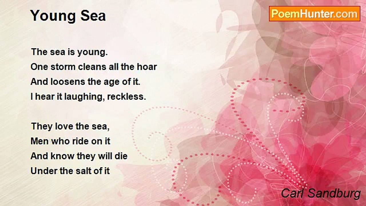 Carl Sandburg - Young Sea